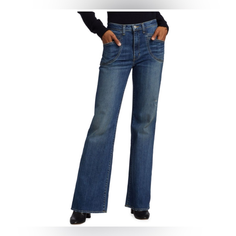 Francois jean from Nili Lotan. Amazing fit, mid wash denim.